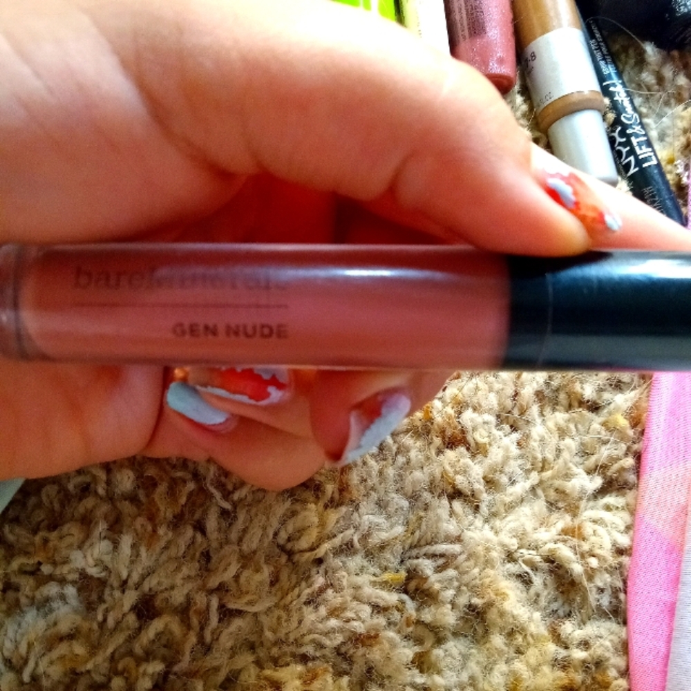 Light brown cream lipstick